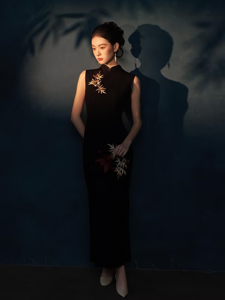 Photography Lighting Portrait - Black Portrait Photography Studio Chinese Style