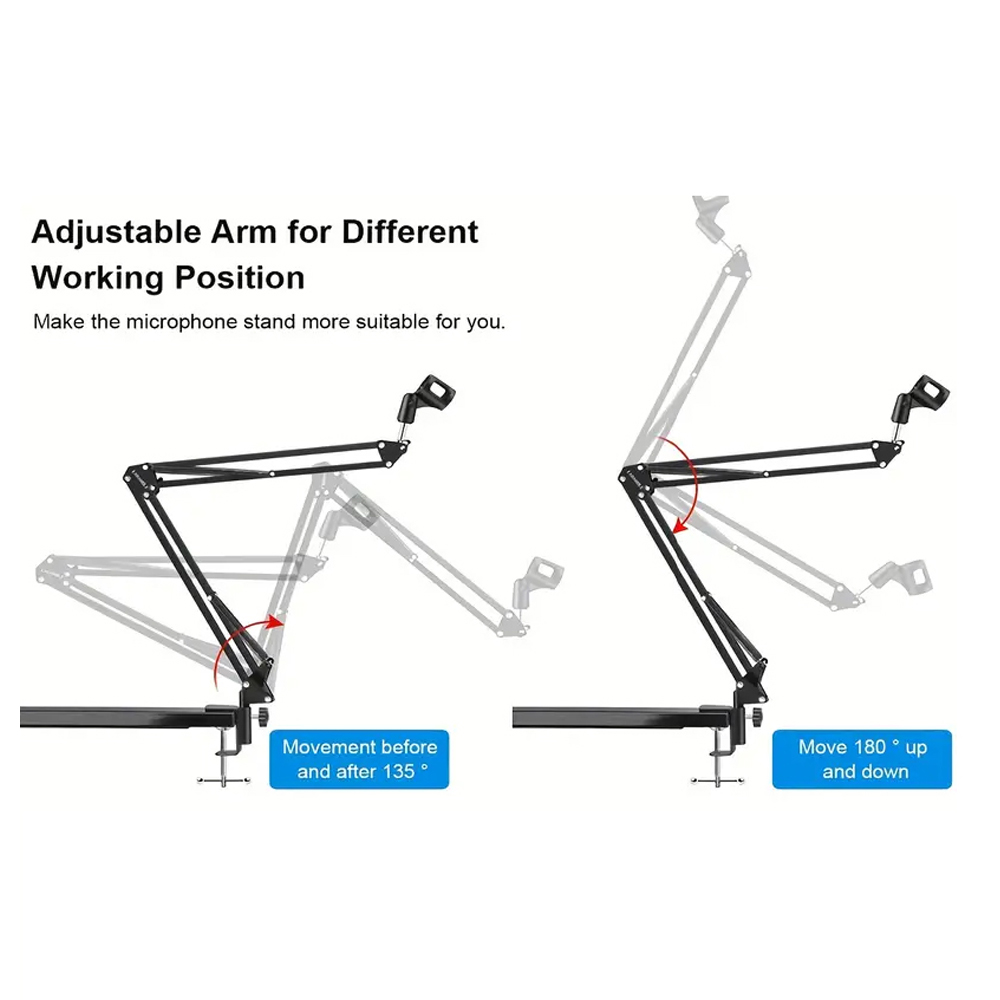 Foldable Metal Extendable Micr – Boom Arm Stand recenzja i cena