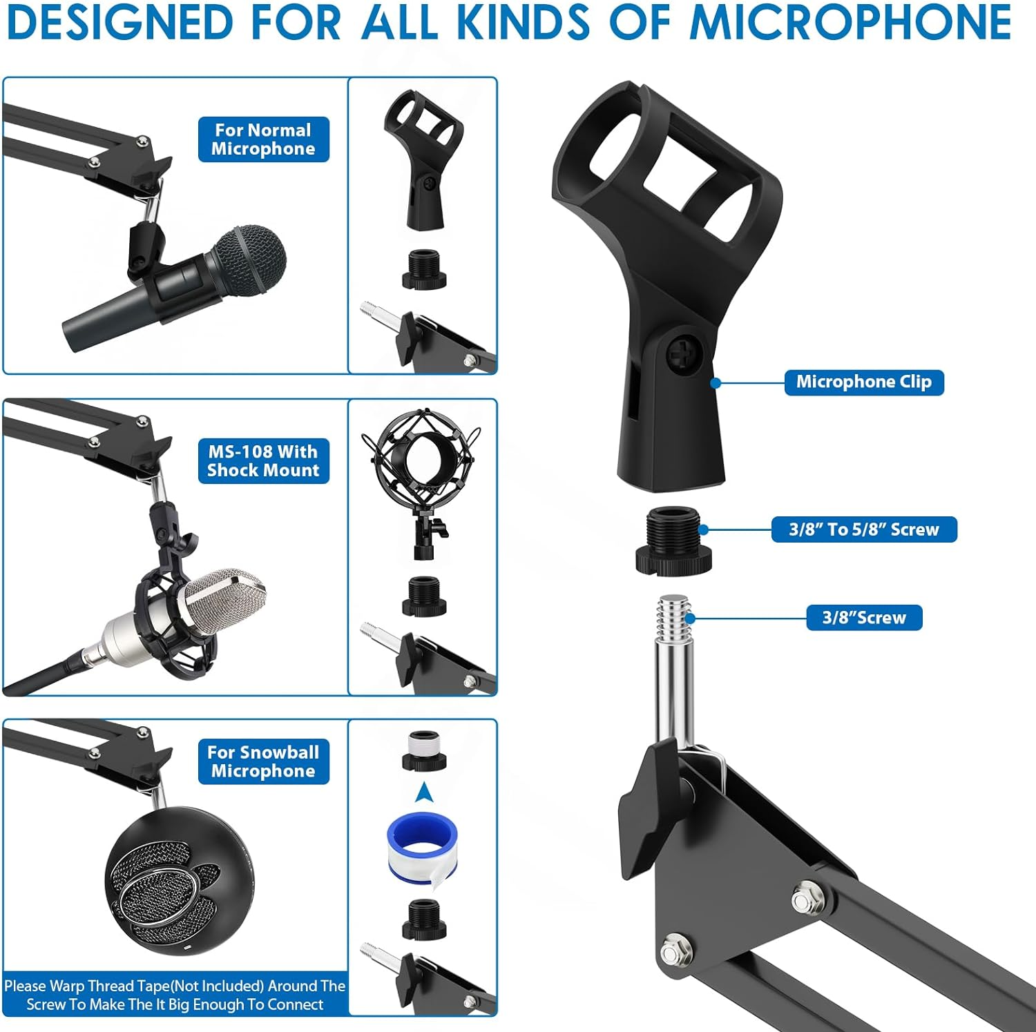 Articulated Arm Microphone Sta – Boom Arm Stand recenzja i cena