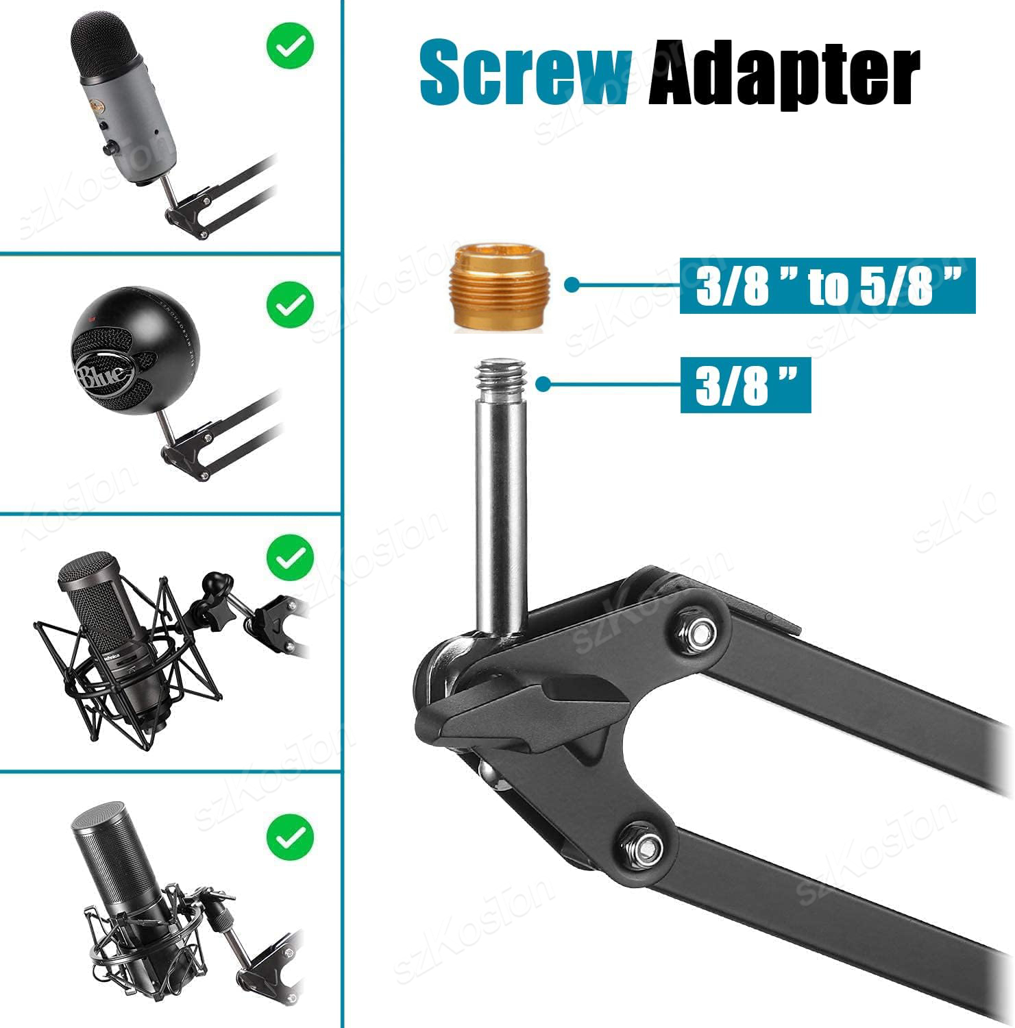 Articulated Arm Microphone Sta – Boom Arm Stand recenzja i cena