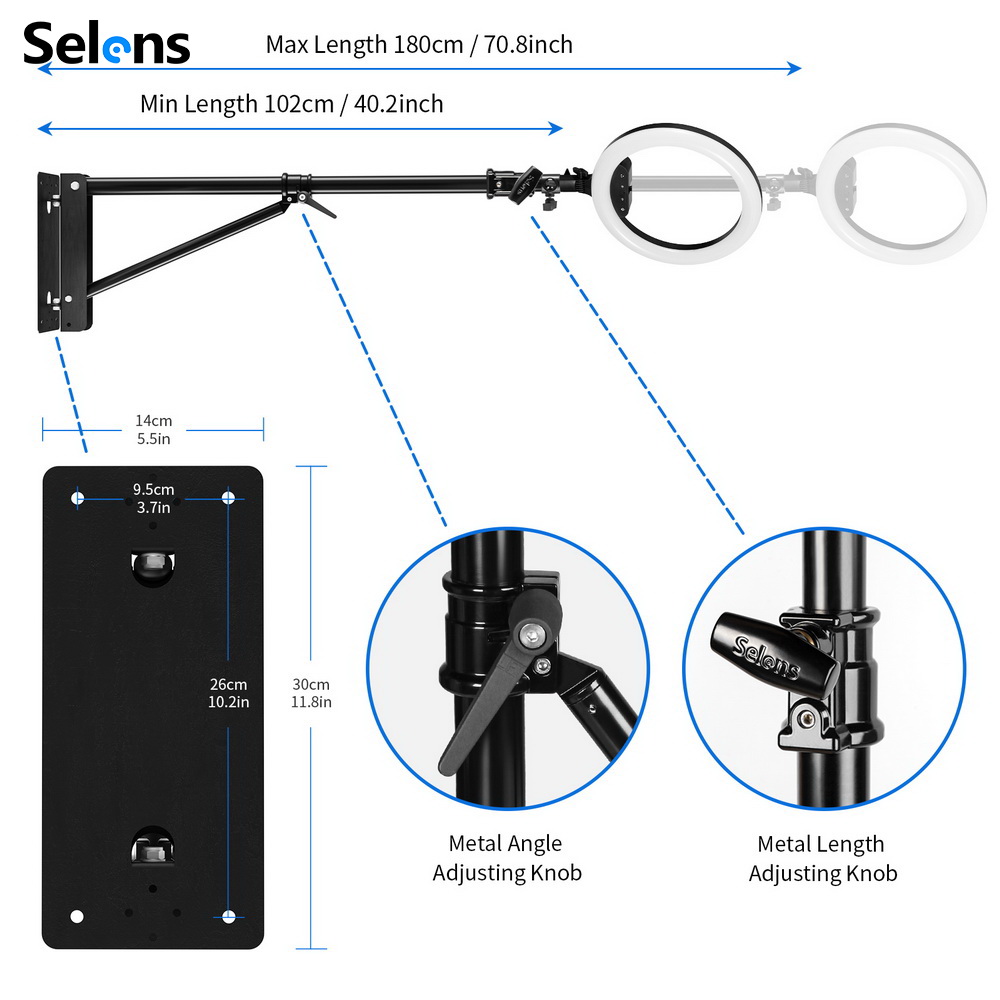 Meking Wall Camera Mount With  – Photography Lighting Triangle recenzja i cena