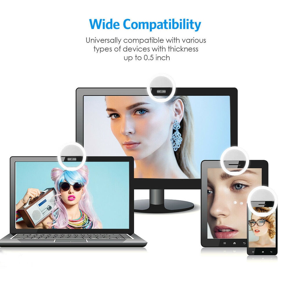 USB Rechargeable LED Selfie Ri – Photography Lighting Overhead recenzja i cena