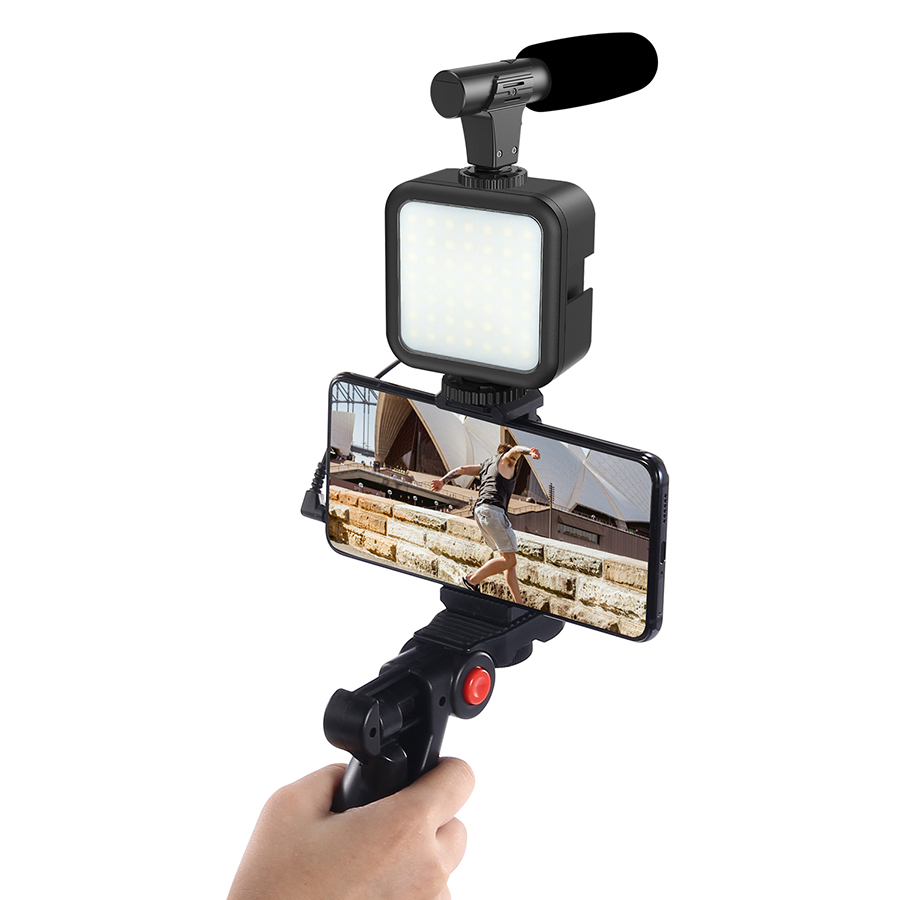 Smartphone Vlogging Kit Video  – Photography Lighting Kit recenzja i cena