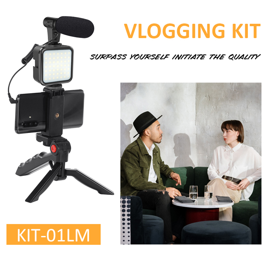 Smartphone Vlogging Kit Video  – Photography Lighting Kit recenzja i cena