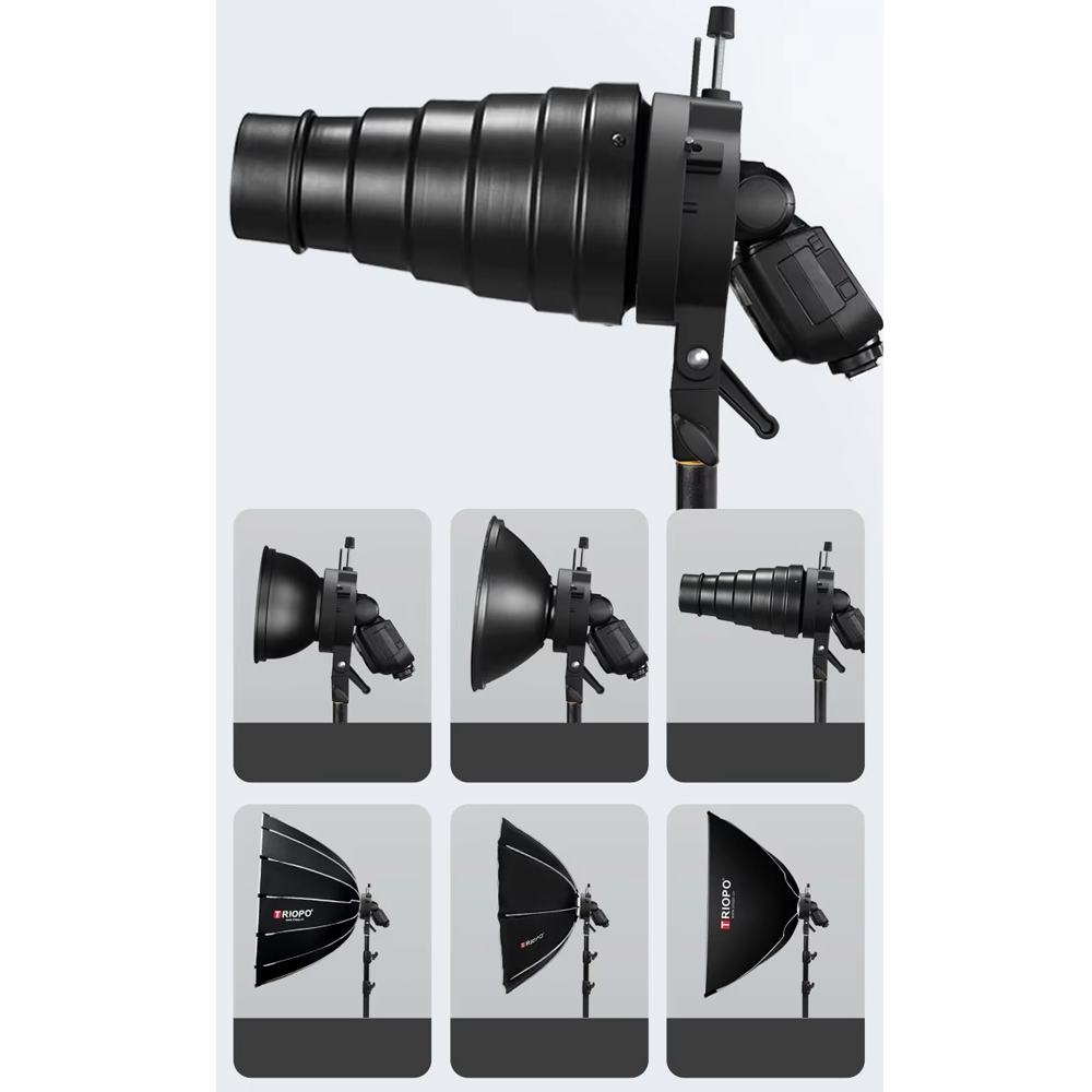 TRIOPO Universal Speedlite Bra – Godox Speedlite Flash recenzja i cena