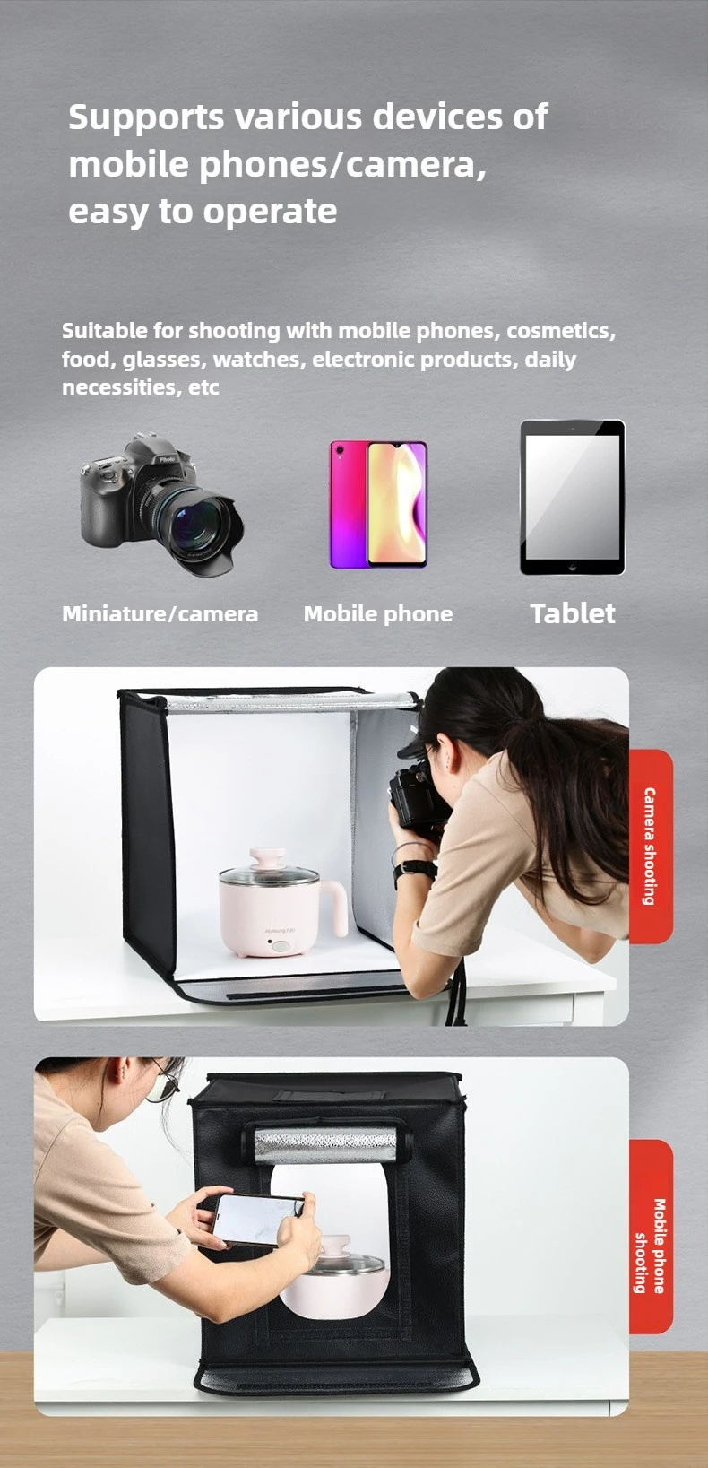 40cm Photography LED Studio Li – Photography Lighting Kit recenzja i cena
