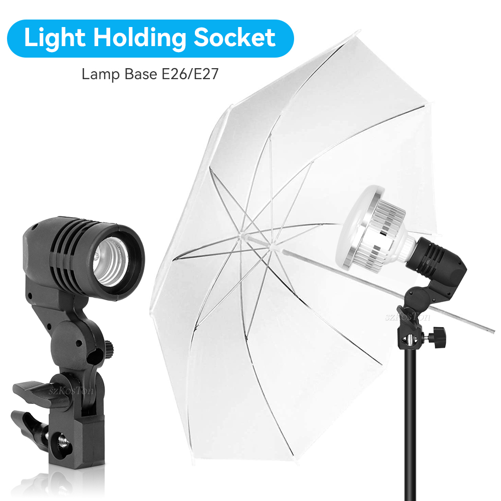 2PCS/1PC E27 Single Head Bulb  – Photography Lighting Umbrella recenzja i cena