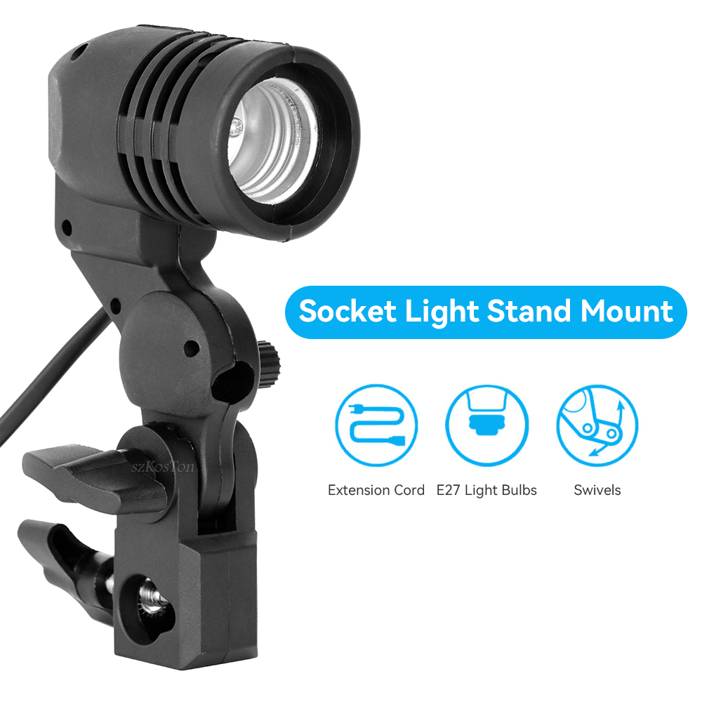 2PCS/1PC E27 Single Head Bulb  – Photography Lighting Umbrella recenzja i cena