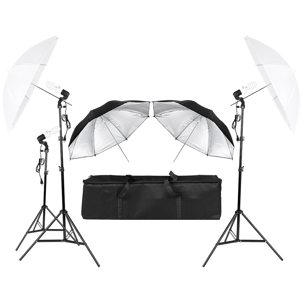 3*45W Photography Photo Video  – Photography Lighting Umbrella recenzja i cena