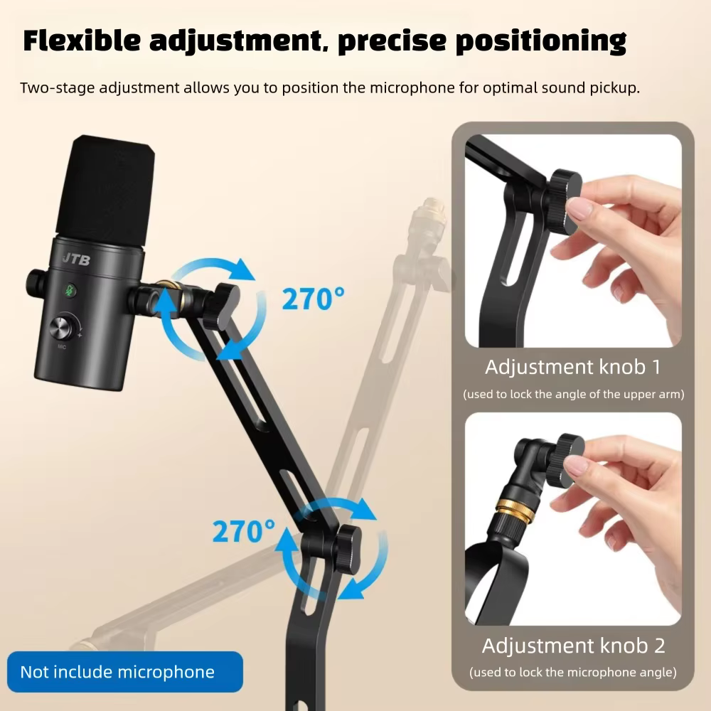 Foldable Desktop Microphone St – Boom Arm Stand recenzja i cena