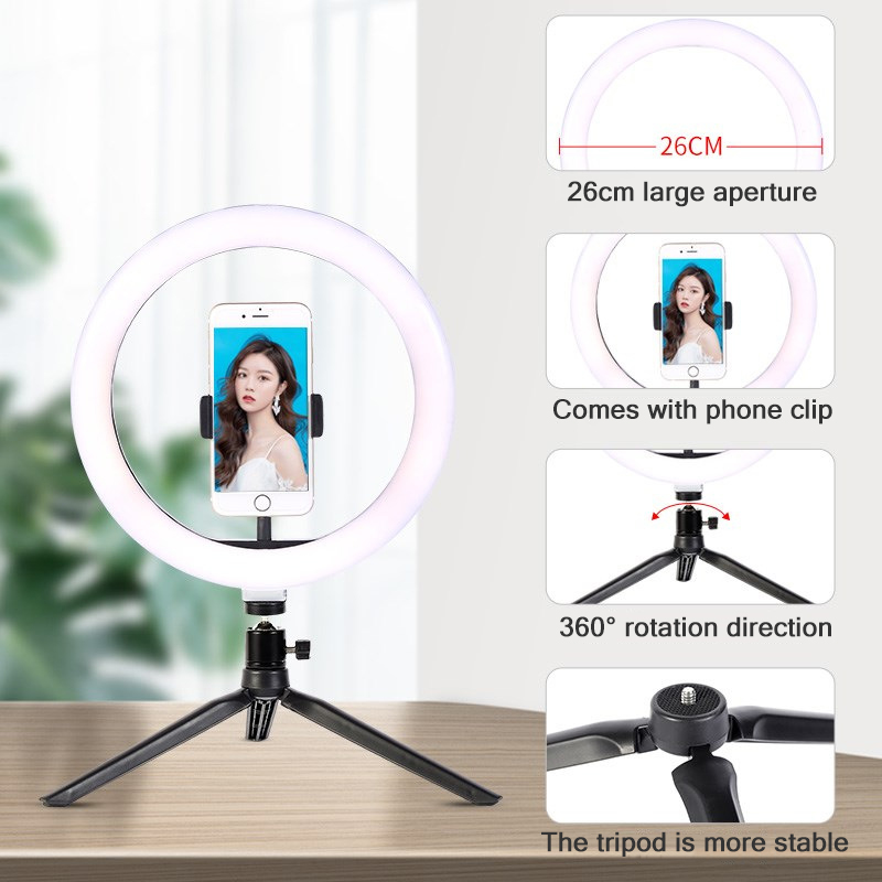 26cm 10 inch Led Ring Selfie L – Photography Lighting Kit recenzja i cena