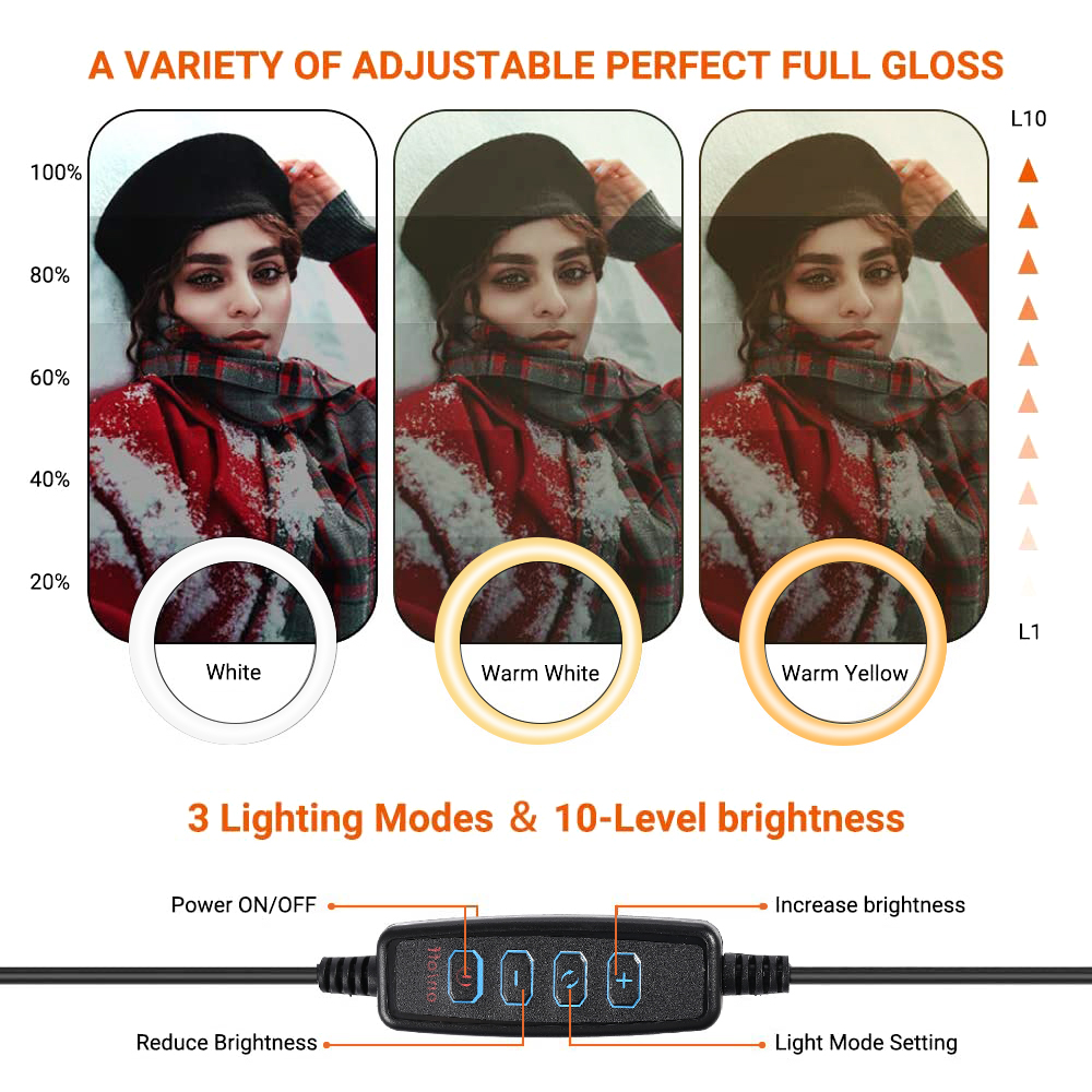 26cm 10 inch Led Ring Selfie L – Photography Lighting Kit recenzja i cena