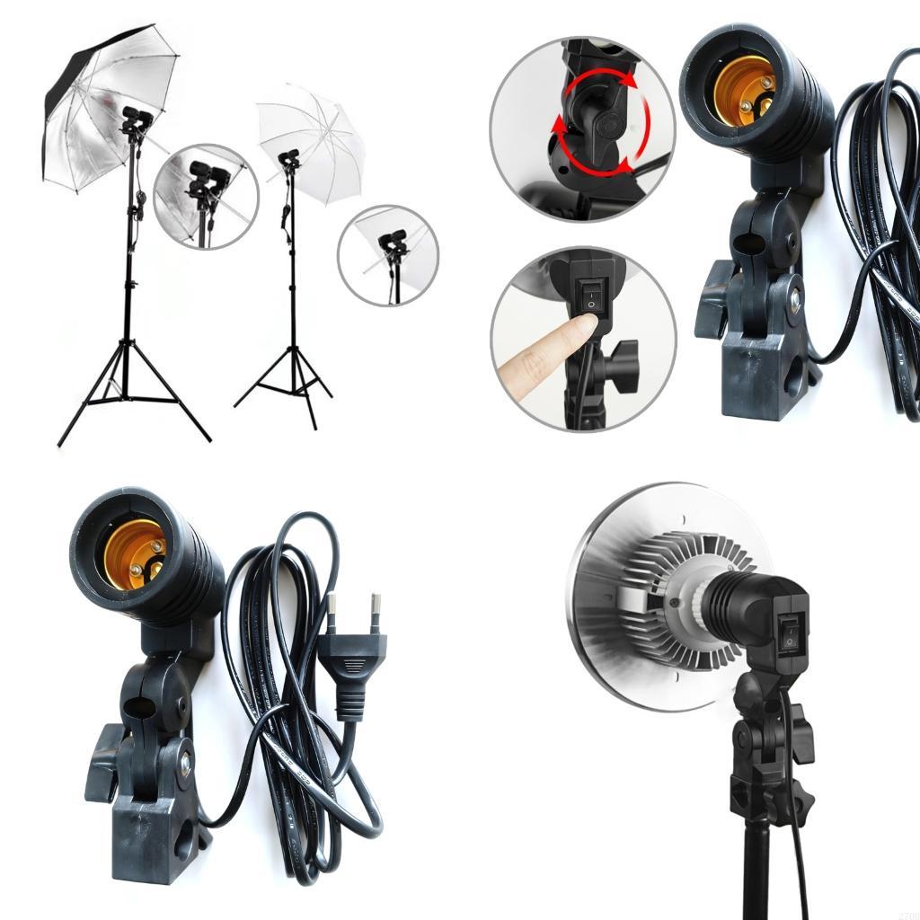  E27 Light Socket Mount with B – Photography Lighting Umbrella recenzja i cena