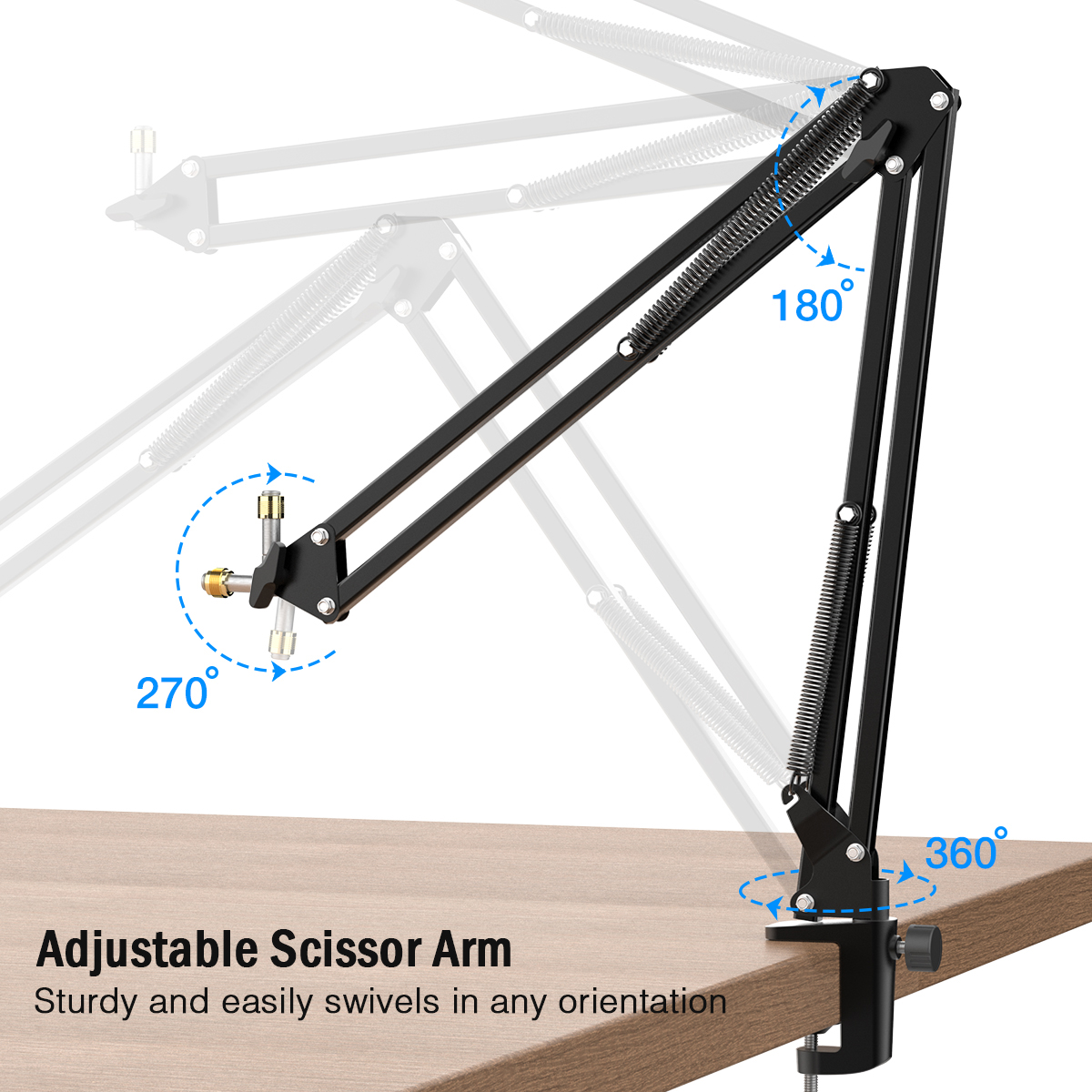 FIFINE Microphone Arm Boom,Adj – Boom Arm Stand recenzja i cena