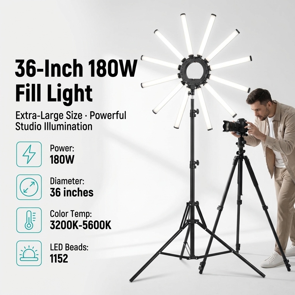 12 Arms Multi Tube Photography – Photography Lighting Kit recenzja i cena