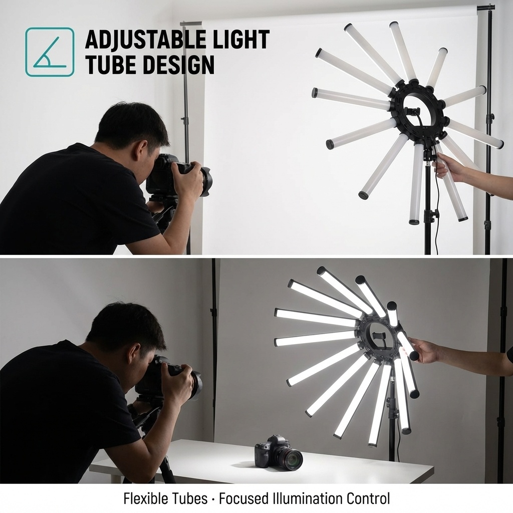 12 Arms Multi Tube Photography – Photography Lighting Kit recenzja i cena