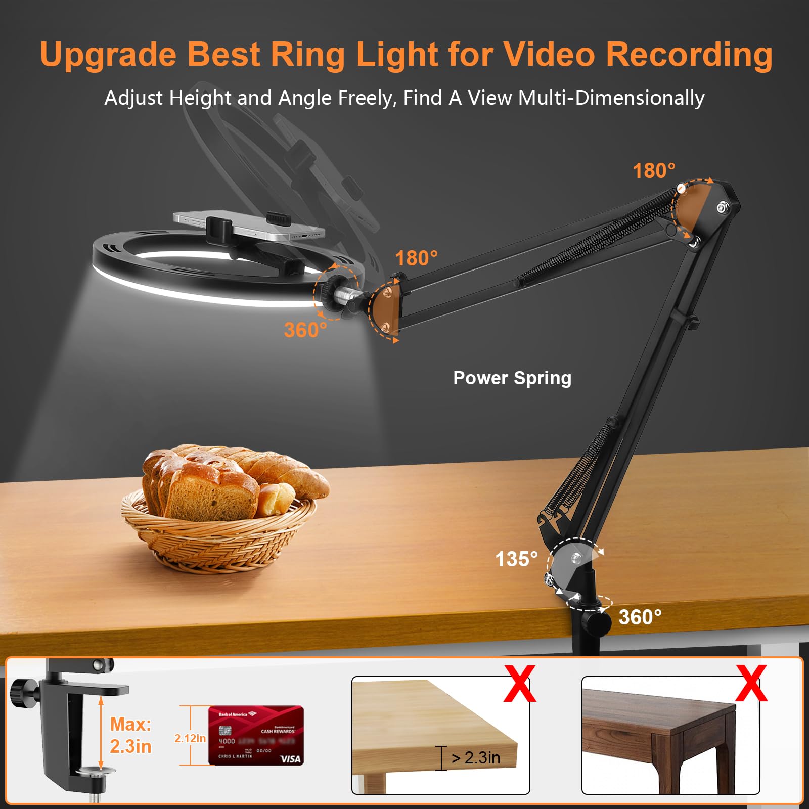 Nice Overhead Tripod With Ring – Photography Lighting Overhead recenzja i cena