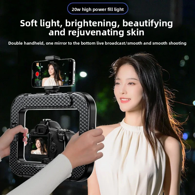 Portable Handheld Ring LED Lig – Photography Lighting Overhead recenzja i cena