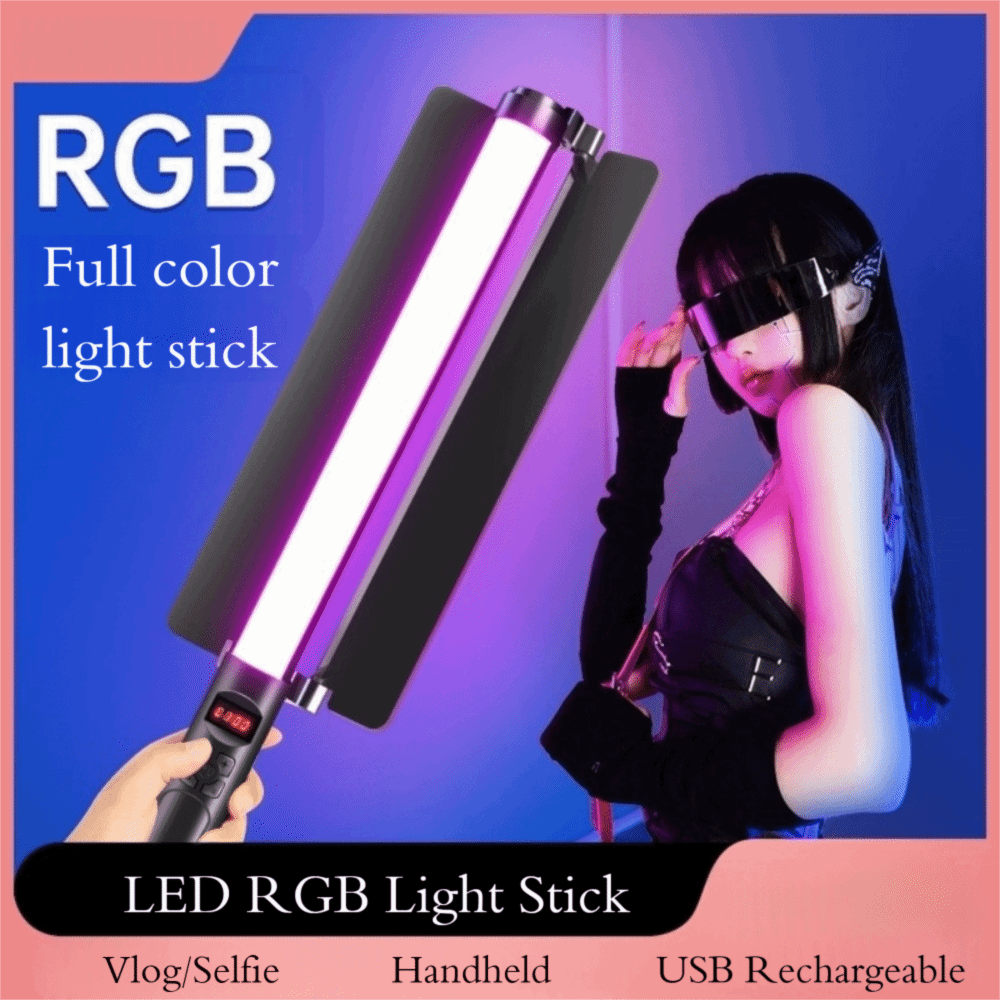 Handheld LED RGB Light Stick C – Lighting In Photography Studio recenzja i cena