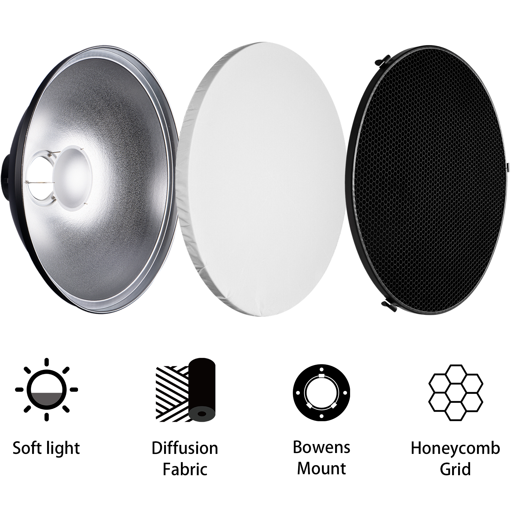 Selens 70cm Silver/White Inter – Photography Lighting Kit recenzja i cena