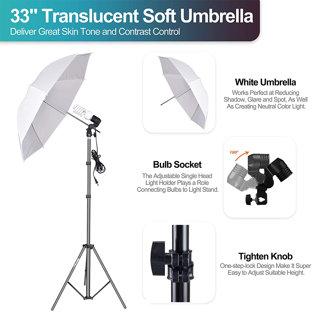 Cost-effective  Photo Studio E – Photography Lighting Umbrella recenzja i cena