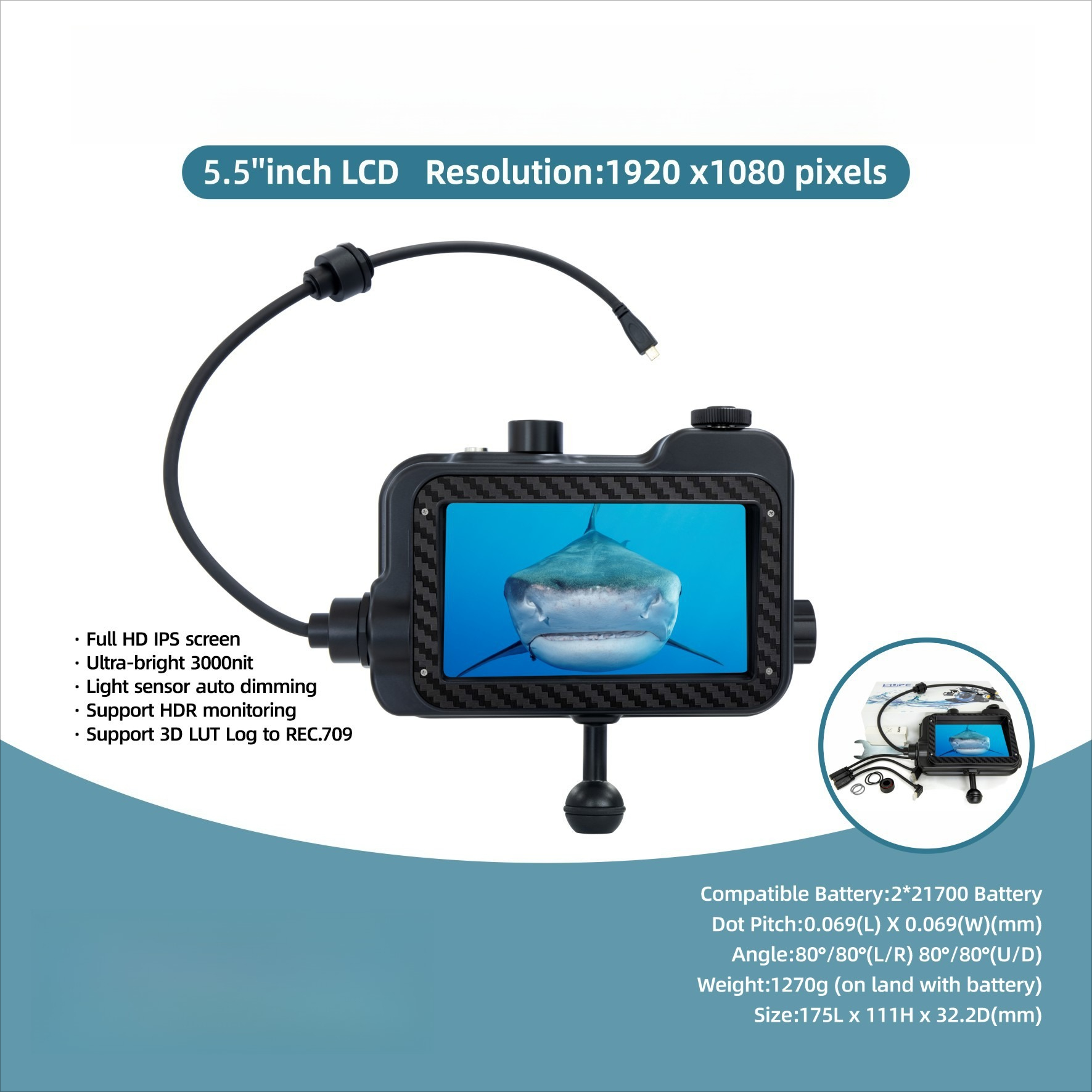 HDR monitor, diving photograph – Photography Lighting Definition recenzja i cena
