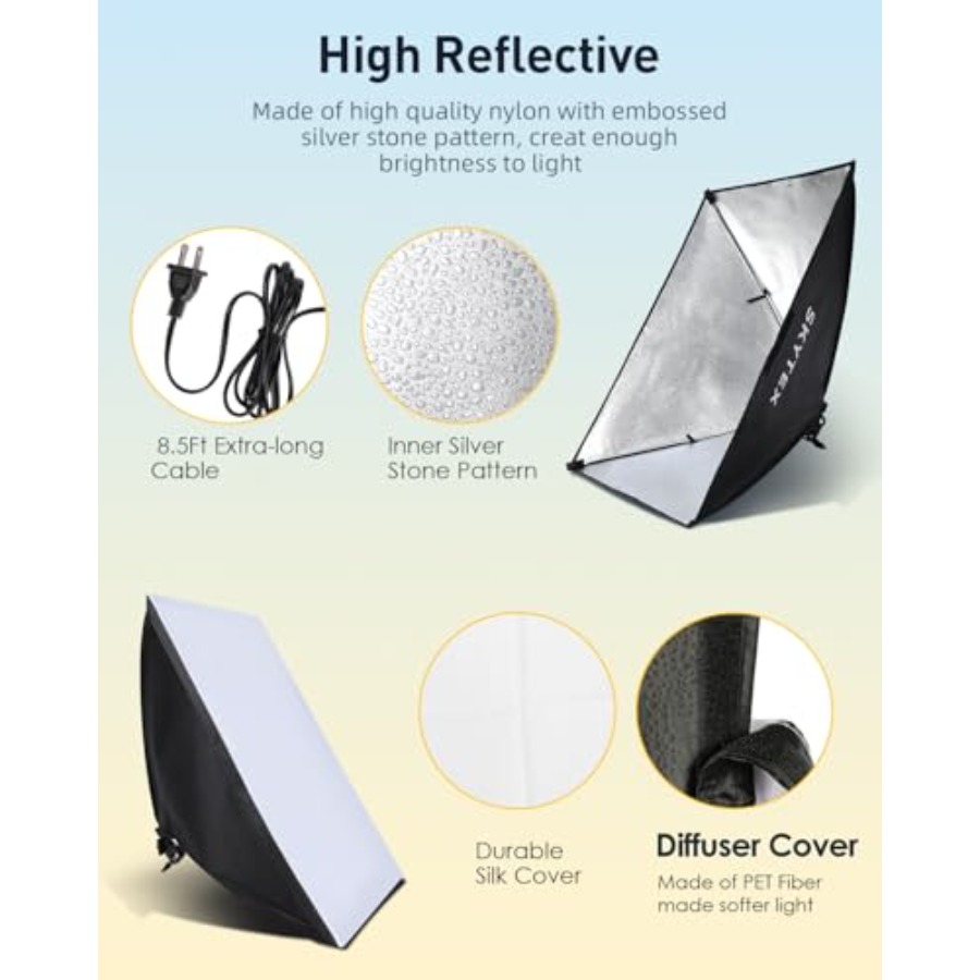 Lighting Kit Pack, 20x28in Sof – Photography Lighting Kit recenzja i cena