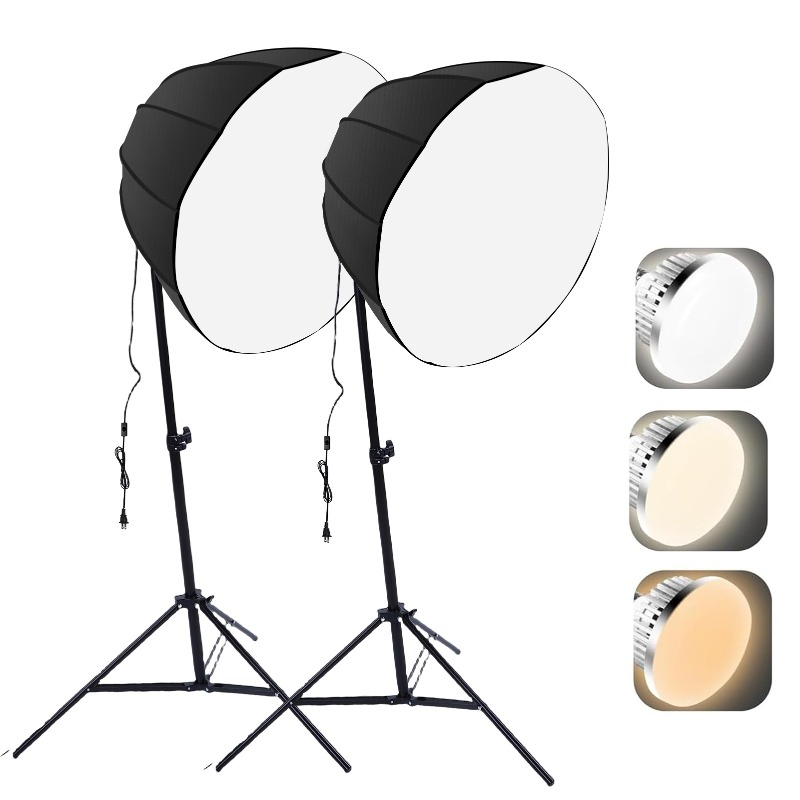 2 Sets Photography Lights Kit  – Photography Lighting Portrait recenzja i cena