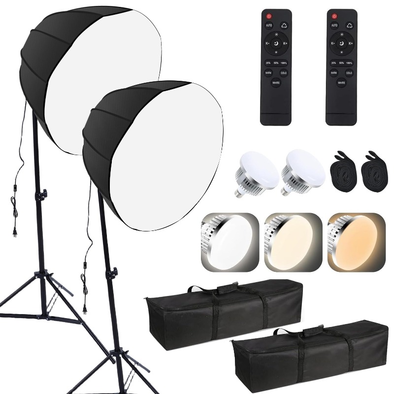2 Sets Photography Lights Kit  – Photography Lighting Portrait recenzja i cena