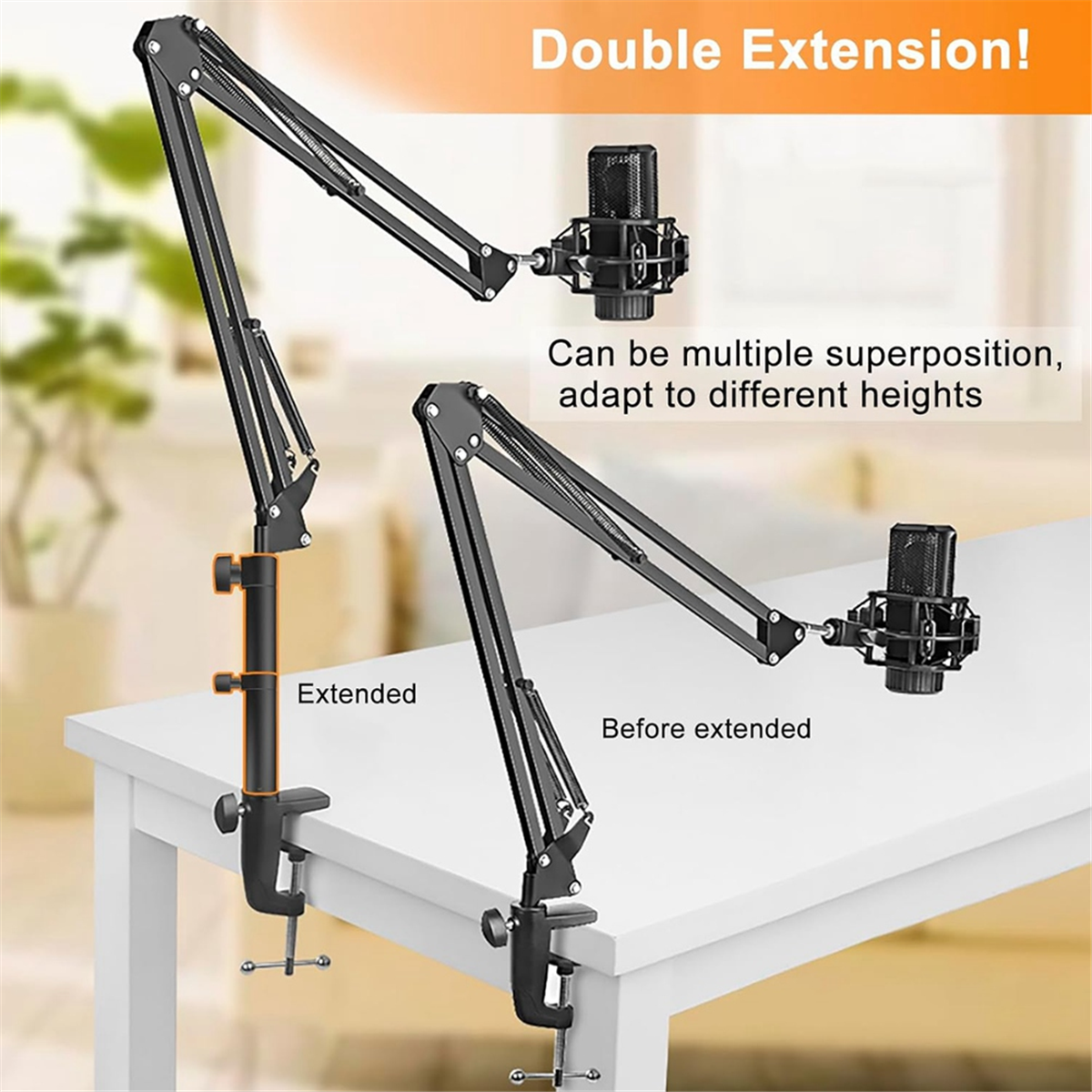 ABGQ Microphone Boom Arm Exten – Boom Arm Stand recenzja i cena