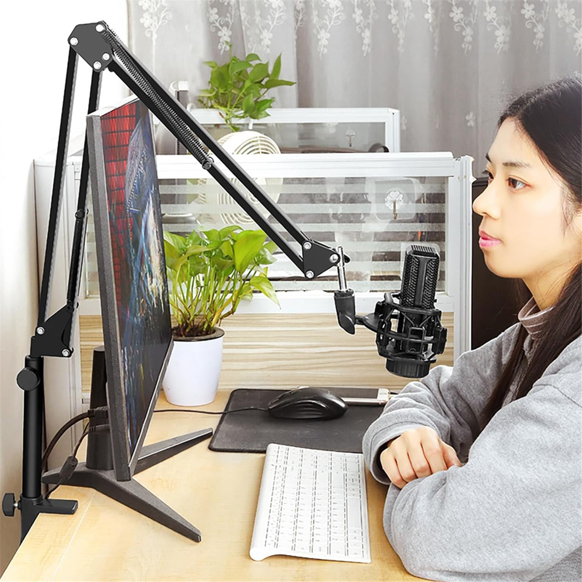 ABGQ Microphone Boom Arm Exten – Boom Arm Stand recenzja i cena