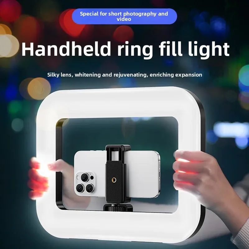 Portable Handheld Ring LED Lig – Photography Lighting Overhead recenzja i cena