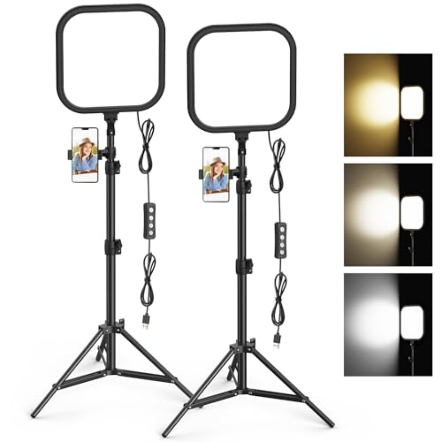 2Pack LED Video Light Kit, 15W – Photography Lighting Kit recenzja i cena