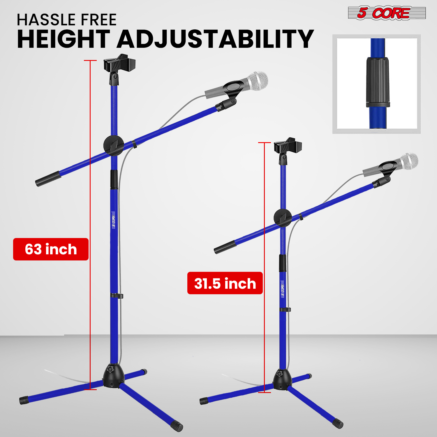 5 Core Mic Stand Floor Height  – Boom Arm Stand recenzja i cena